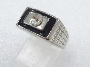 エナメル　クリスタル　指輪(16号)